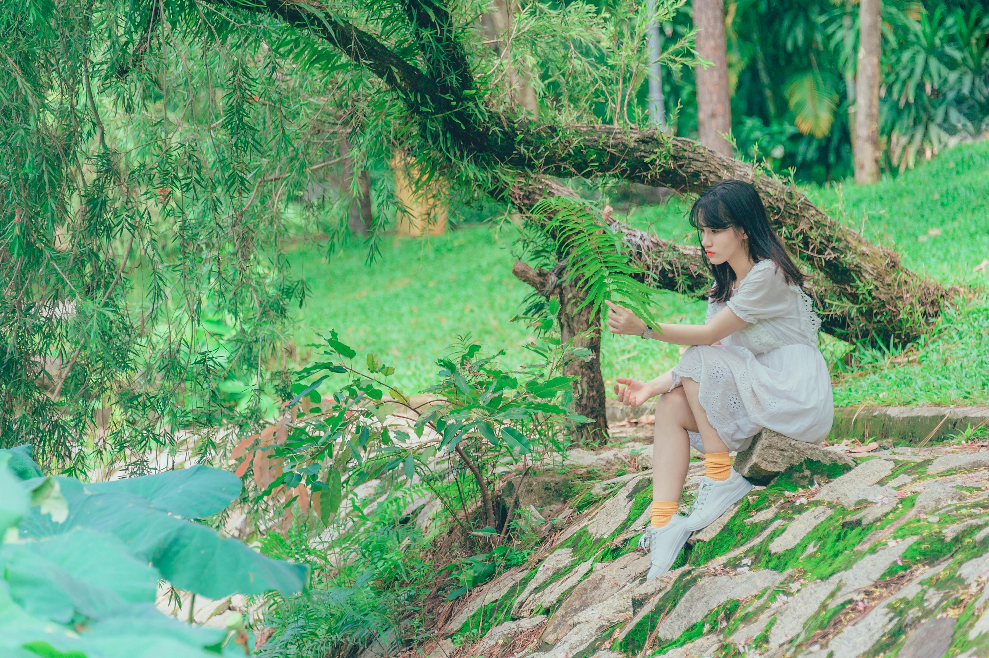古代纹身美女手机壁纸，穿越时空的艺术魅力
